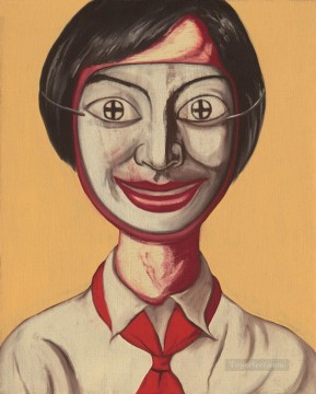 Woman behind Mask ZFZ from China Oil Paintings